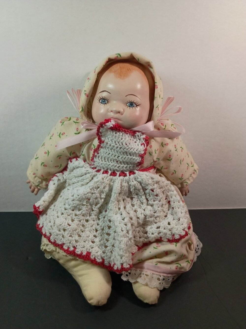 Antique Soft Body Haunted Spirit Vessel Doll Creepy Supernatural Halloween Prop